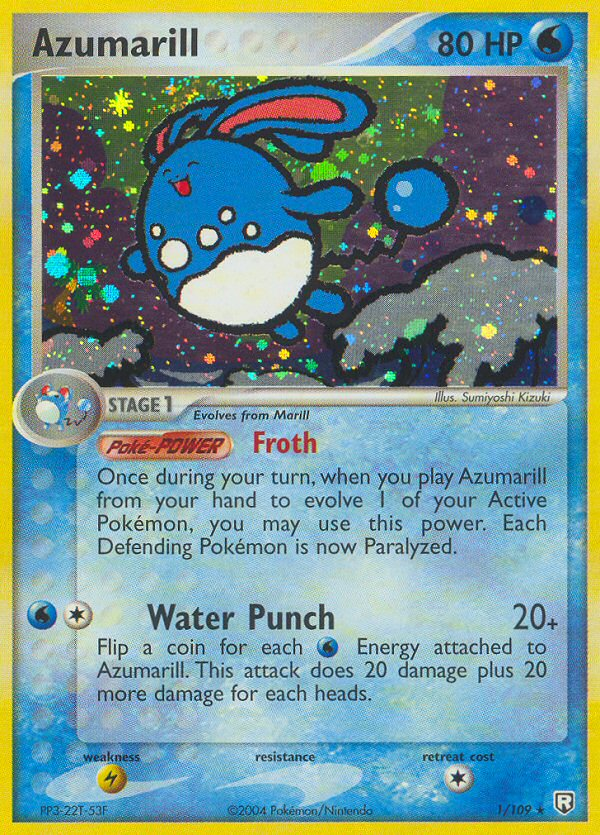 Team Rocket Returns Holo Azumarill #1/109